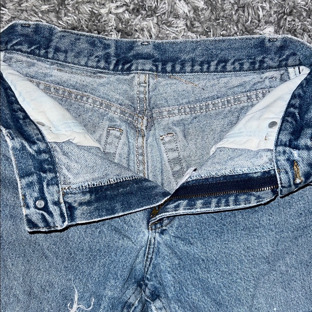 Lee Women's Blue Denim Shorts - Picture 6 of 10